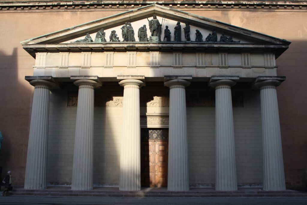 Copenhagen Cathedral, also known as Church of Our Lady (Vor Frue Kirke)