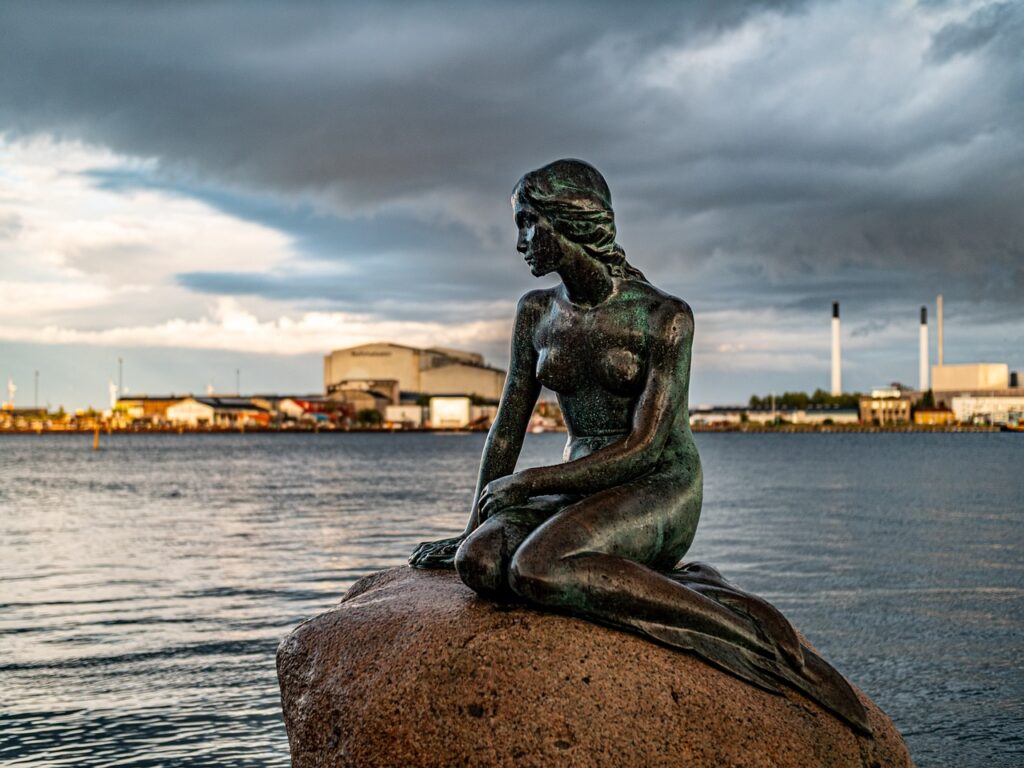 Seeing the Little Mermaid statue is among the best free things to do in Copenhagen
