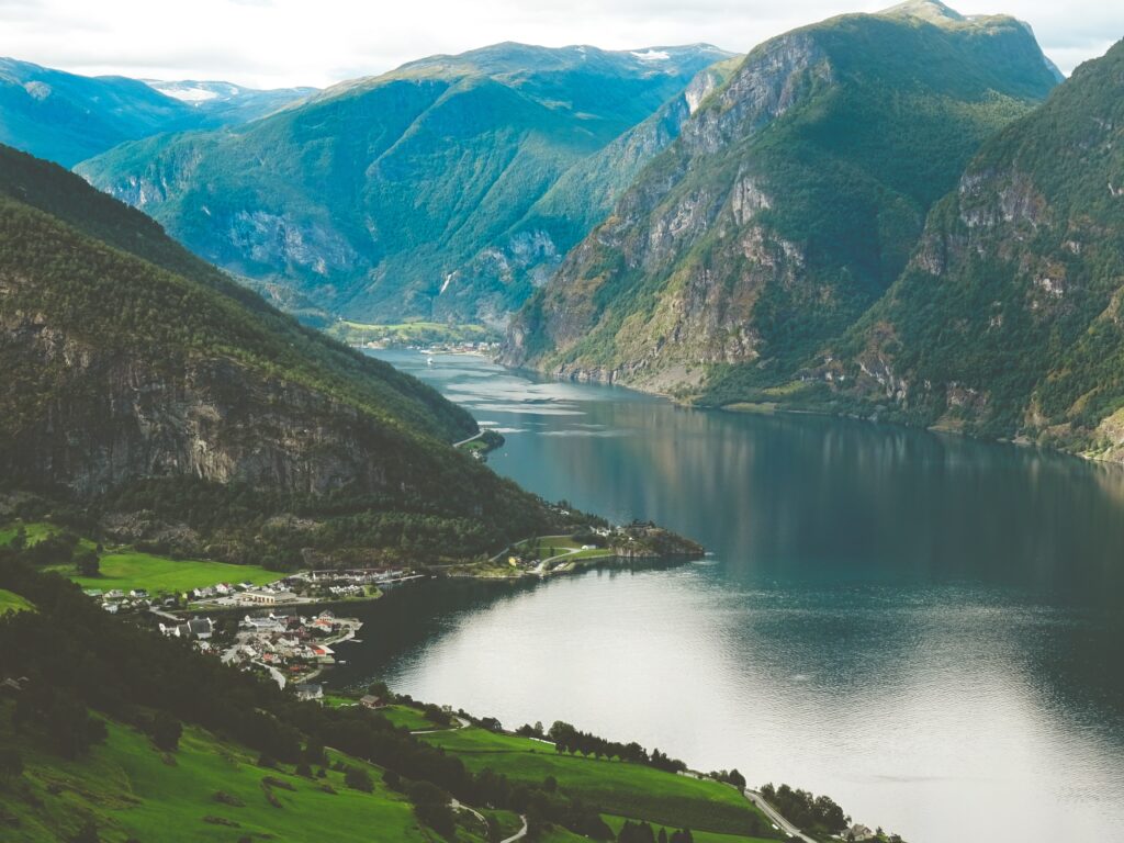 Aurlandsfjord, magificent fjords in Norway