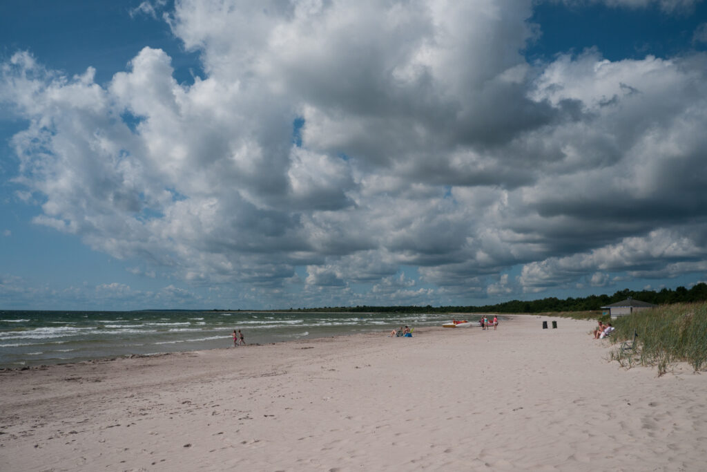 Sudersand beach, one of the best beaches in Sweden