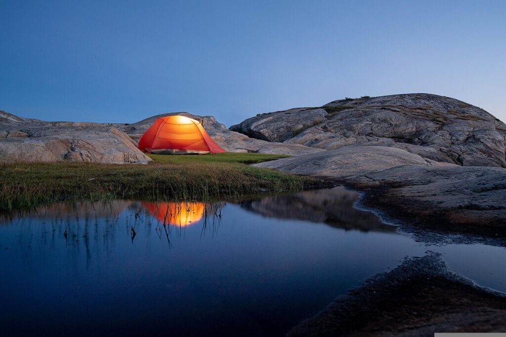 Camping in Höga Kusten