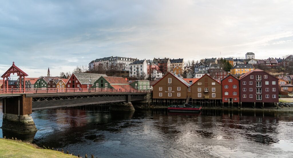 Old town bridge in Trondheim