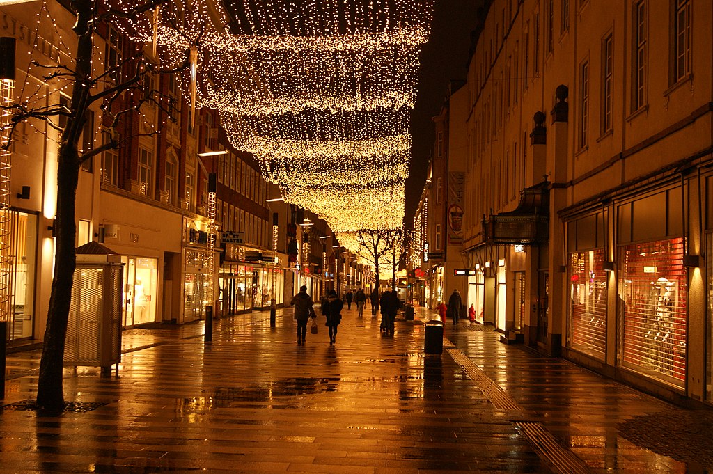 Aarhus is fun for Christmas in Denmark.