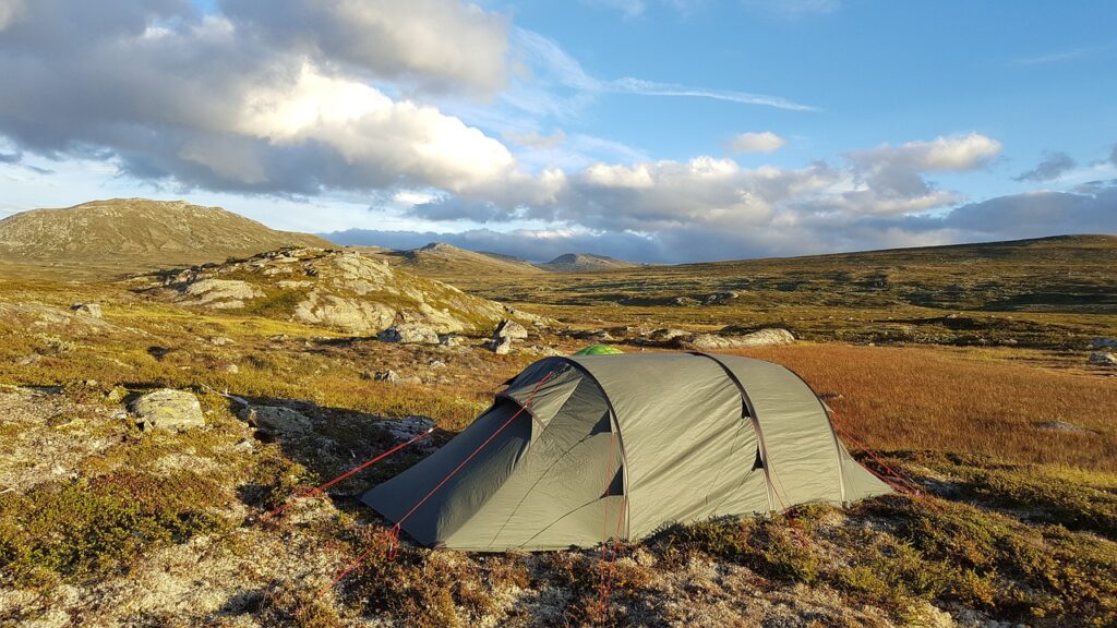 Hardangervidda is one of the best wild camping spots in Norway.