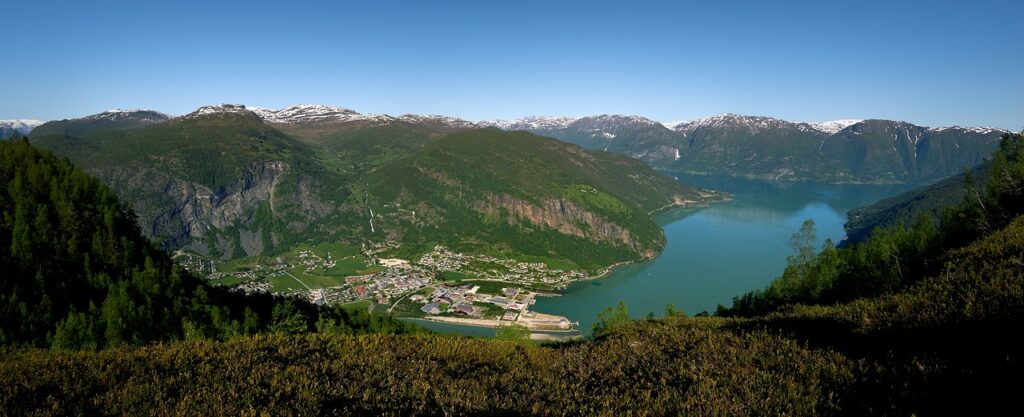 Sognefjord is one of the most beautiful fjords near Bergen.