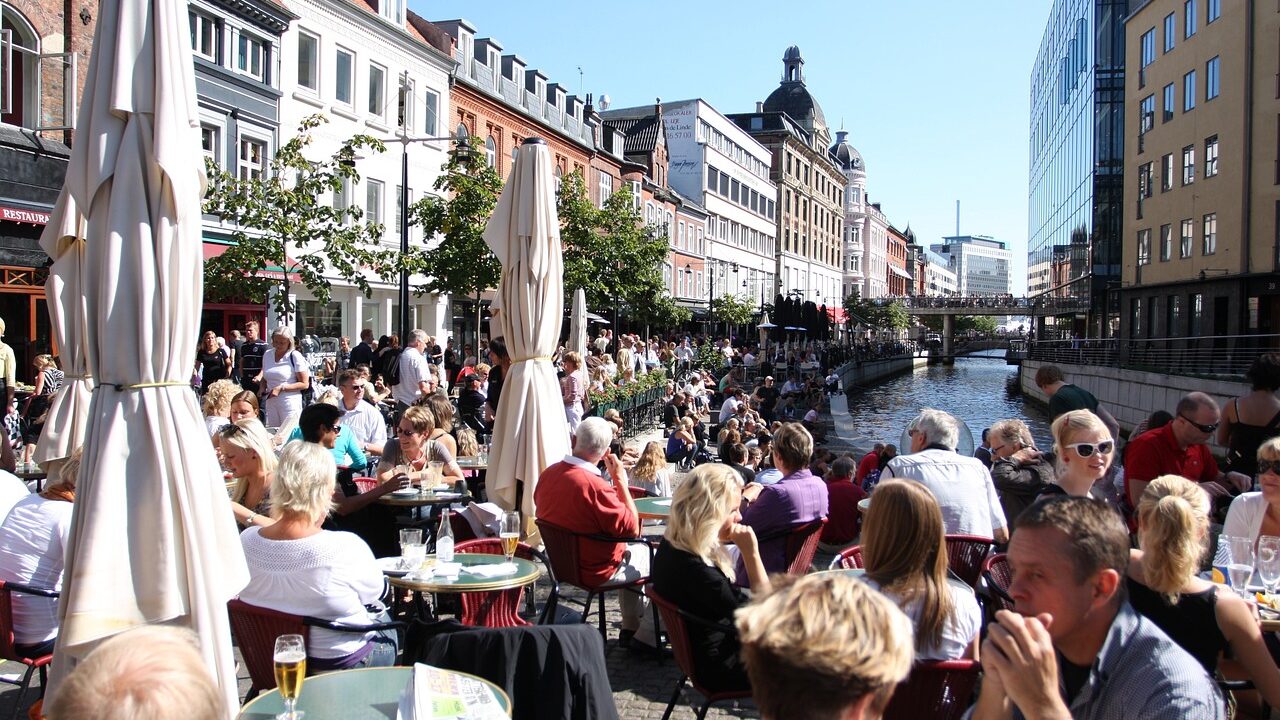 Aarhus restaurant district,