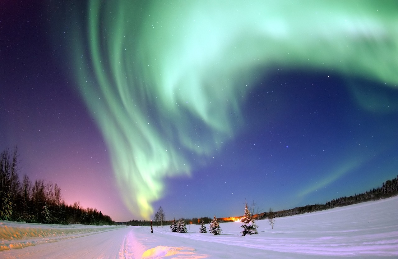 Aurora Borealis in Swedish Lapland