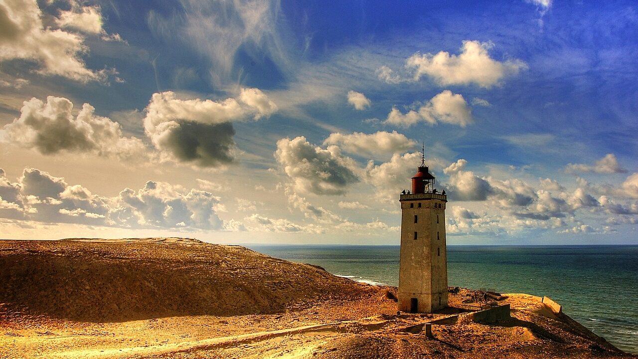 Rubjerg Knude Lighthouse is one of the most Instagrammable places in Denmark.